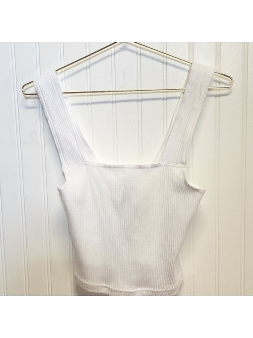 Adore Me Rib-Knit Cropped Tank Medium - New With Tags